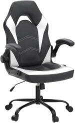 ZUNMOS PU Leather-based Workplace Flip-up Armrest with Smooth Padded Peak Adjus... - Image 7