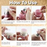 Physique Shimmer Powder, Physique Glitter Powder with Sponge Head, 3D Contour ... - Image 6