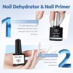 modelones Nail Dehydrator and Primer with Gel Base & Prime Coat Set, Aci... - Image 4