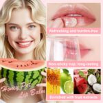 4 PCS Bee Lip Balm - Honey Watermelon Apple Coconut Lip Balm Sleeping ... - Image 4