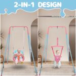 Taleco Gear 2 in 1 Toddler Swing ＆ Jumper, Swing Set for Indoor/Outdoo... - Image 5