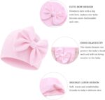New child Child Hats Mittens Units Bow Toddler Caps Gloves No Scratch Mitte... - Image 3