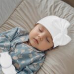 New child Child Hats Mittens Units Bow Toddler Caps Gloves No Scratch Mitte... - Image 4