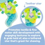 Lamaze Clip On Automotive Seat and Stroller Toy - Alise The Axolotl - Crinkle... - Image 4