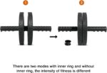 BLUERISE Ab Curler Wheel 2 Varieties Ab Curler No Noise Ab Wheel Straightforward to A... - Image 3