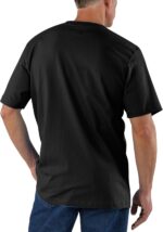 Carhartt Males's Unfastened Match Heavyweight Brief-Sleeve Pocket T-Shirt - Image 3