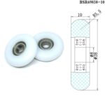 BSR69832-10 8x32x10 Rower Rollers 32mm Diameter Coated Rowing Machine ... - Image 4