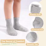 HYCLES Non-Slip Toddler Socks, Woman Grip Socks for 1-10 Years Youngsters Gir... - Image 5