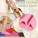 HYCLES Non-Slip Toddler Socks, Woman Grip Socks for 1-10 Years Youngsters Gir... - Image 6