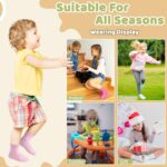 HYCLES Non-Slip Toddler Socks, Woman Grip Socks for 1-10 Years Youngsters Gir... - Image 7