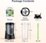 KOIOS Smoothie Blender, 900W Private Blender for Shakes and Smoothies... - Image 7