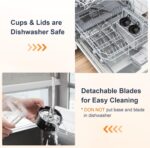 KOIOS Smoothie Blender, 900W Private Blender for Shakes and Smoothies... - Image 8