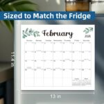 2026 Magnetic Fridge Calendar 18 Month-to-month Magnetic Calendar for Refrige... - Image 3