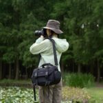 Amazon Fundamentals Giant DSLR Gadget Bag, Black with Orange Inside, Strong - Image 8