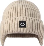 MaxNova 2 Pack Child Beanie Toddler Winter Hat with Earflap for Women B... - Image 5