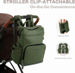 VONAL Neoprene Diaper Bag Backpack with Altering Pad, 33L Giant Capaci... - Image 6