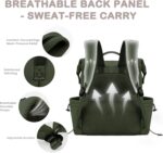 VONAL Neoprene Diaper Bag Backpack with Altering Pad, 33L Giant Capaci... - Image 7