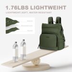 VONAL Neoprene Diaper Bag Backpack with Altering Pad, 33L Giant Capaci... - Image 8