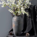 Massive Ceramic Rustic Vase - 12.87 inch Tall Ornamental Farmhouse Vase ... - Image 6