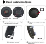 Lavatory Digital Wall Clock Waterproof, Indoor Bathe Clock with Sucti... - Image 7