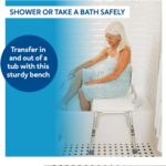 Carex Bathe Bench and Bathe Chair For Aged and Disabled with Heig... - Image 5