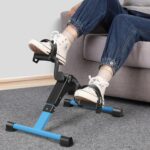 Folding Train Bike Pedal Exerciser Moveable Desk Bike with LCD Disp... - Image 6