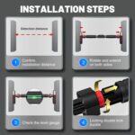 Pull Up Bar Indoor Chin Up Bar for Doorway Physique Exercise - Locking Mech... - Image 8