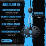F&F STEEL Multi-Hyperlink - Cable Machine Attachment for Pulley Techniques - C... - Image 4