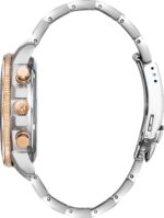 Bulova Males's Marine Star Collection C Two-Tone Rose Gold Stainless Metal 6... - Image 3