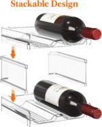 Lifewit Plastic Stackable Wine Rack for Fridge, Cupboard, Counter... - Image 3