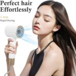 Hair Dryer,110000 RPM Excessive-Velocity Brushless Motor,GFCI Security Plug-for ... - Image 3