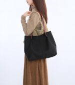 Multi-compartment Girls Shoulder Bag Massive Capability Tote Bag Purse ... - Image 6