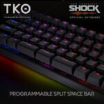 KINESIS Gaming TKO Mechanical Keyboard | Tactile Brown Switches | 60% ... - Image 3