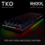 KINESIS Gaming TKO Mechanical Keyboard | Tactile Brown Switches | 60% ... - Image 4