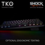 KINESIS Gaming TKO Mechanical Keyboard | Tactile Brown Switches | 60% ... - Image 5