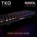 KINESIS Gaming TKO Mechanical Keyboard | Tactile Brown Switches | 60% ... - Image 7