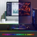 Wi-fi gaming Keyboard and Mouse,Rainbow Backlit Rechargeable Keyboa... - Image 6