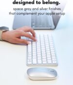 Macally Apple Wi-fi Keyboard and Mouse for Mac - Twin Mode (Bluetoo... - Image 5