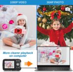 Waterproof Digital Digicam with 32GB Card HD 1080P 36MP Underwater Digi... - Image 6