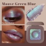 Noerrors Duochrome Plum Mauve Inexperienced Blue Glitter Eyeshadow Palette, Ho... - Image 4