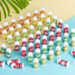 Mini Lip Balm 60 Pack, Pure Lip Balms Bulk with Vitamin E and Cocon... - Image 7