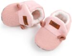 GDSDYM Child Booties Cozy Fleece Slippers Smooth Child Footwear With Gripper ... - Image 4