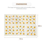 CHILDLIKE BEHAVIOR XL Child Play Mat - 72 x 48 Inches Puzzle Play Mat w... - Image 4