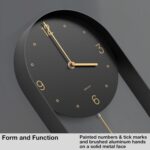 Driini Trendy Pendulum Wall Clock - Ornamental and Distinctive Metallic Body,... - Image 4
