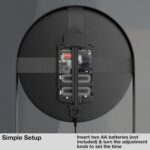 Driini Trendy Pendulum Wall Clock - Ornamental and Distinctive Metallic Body,... - Image 5