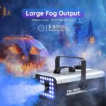 Fog Machine Halloween Outside Indoor, 1500W Smoke Machine Fog with 24 ... - Image 3