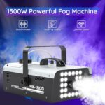 Fog Machine Halloween Outside Indoor, 1500W Smoke Machine Fog with 24 ... - Image 4