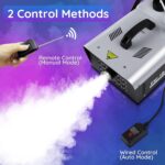 Fog Machine Halloween Outside Indoor, 1500W Smoke Machine Fog with 24 ... - Image 6
