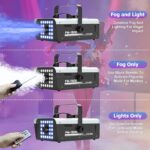 Fog Machine Halloween Outside Indoor, 1500W Smoke Machine Fog with 24 ... - Image 8