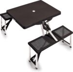 PICNIC TIME Moveable Folding Picnic Desk with Seats for 4, Collapsibl... - Image 4